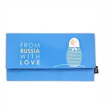 Конверт для путешествий Tp 9.4 с рисунком, ткань, подвес, Буккеа