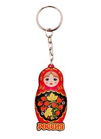 ГС Брелок Россия Матрешка вид 2 (дерево)