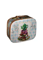 Шкатулка-саквояж декоративная Чаепитие у шляпника (37356) (25х20,5х9)
