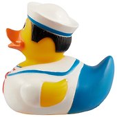 Игрушка для ванной, уточка резиновая FUNNY DUCKS "Уточка матрос"  (1988) - 2
