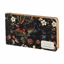 Еженедельник недатированный «FLORA. Лесные ягоды» А6, 80 листов, экокожа, Bruno Visconti