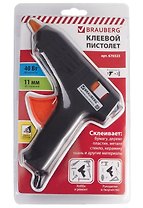 Клеевой пистолет "Brauberg" 40 Вт + 2 стержня 11 мм