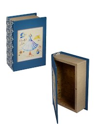 Сувенир, Феникс, Шкатулка декоративная, из МДФ, "Маленькое голубое платье" 17*11*5см