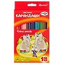 Карандаши цветные Гамма, "Мультики", 18 цветов