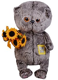 Игрушка мягкая Budi Basa, Басик BABY с подсолнухами 20см