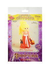 ПФ-1201 Набор для создания кукол из фетра Фея Рукоделия (Феечки) (Кукла Перловка) (hand made) (выс. ок.17,5см) (упаковка)