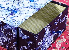Коробка для подарков, Феникс презент, Голубые цветы 16*16*8см