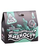 Научно-познавательный набор "Неньютоновская жидкость", зеленая, модели RE-агенты