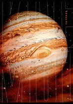 Тетрадь А4 60л кл. "Юпитер" скрепка, мел.картон, выб.лак, глянц.ламинация