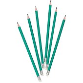 Карандаши чернографитные с ластиком, GoodMark, 6 штук - 1