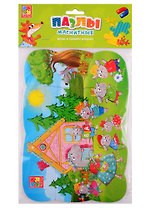 Пазлы на магните Vladi Toys Волк и семеро козлят