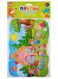 Пазлы на магните Vladi Toys Волк и семеро козлят