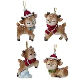 Изделие декоративное подвесное Олень, 4 варианта (5х3х8) (806313)