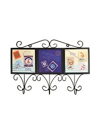 Сувенир Феникс Презент Крючки декоративные 31*3*21см из черн.метал. со вставк. из доломитовой