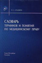 Словарь терминов и понятий по медицинскому праву.