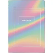 Записная книжка А6+ 64л лин. "Elements. 2" интегр.переплет, ламинация soft-touch