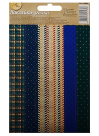 Наклейки-уголки для декора Мужской паттерн (1442585) (10х16см) (Арт Узор)