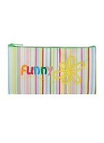 Пенал-косметичка "Funny" 19,5*10,5см, ткань, Оникс