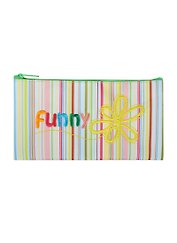 Пенал-косметичка "Funny" 19,5*10,5см, ткань, Оникс