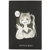 Скетчбук Аниме Девушка с ушками (Сёдзё) (124л) (14,5х21) 