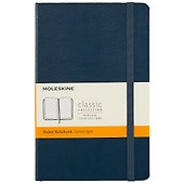 Записная книжка «Classic Medium» А6+, 120 листов в линейку, синий, Moleskine - 0