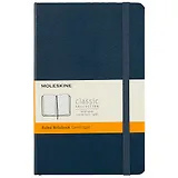 Книга для записей Moleskin Classic Medium, твёрдая обложка, синий, 120 листов, А6+