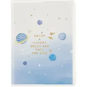 Записная книжка А7 100л лин. "Space" ПВХ-обл., ассорти