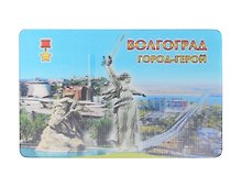 Магнит 3D Волгоград Мост-Панорама (винил) (028-80K21)