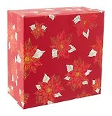 Коробка подарочная "Flowers" 18*18*7.5, НГ, картон