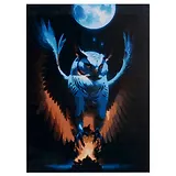 Холст с красками по номерам "Ночной полет", 30 х 40 см