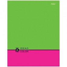 Тетрадь 48л кл. "Ideas Color" неон, офсет, ассорти, Hatber