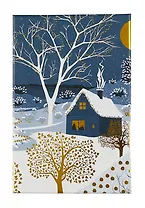 Коробка подарочная "Зимний вечер" 18*12*7см, Новый год, картон