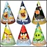 ЕВРОПА  МФ ПОИСК Колпак Angry Birds/Энгри бёрдз" набор 6шт. в блистере 2001-2690" - 0