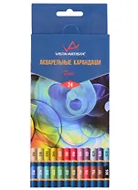 Карандаши акварельные "VISTA-ARTISTA" 24цв  Fine, к/к, ВКФ