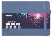 Скетчбук 210*148 80л "SKETCH UP. Северный" 140г/м2, тв.обложка, резинка