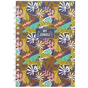 Тетрадь в клетку Hai Bin, Leopard tropic, 80 листов