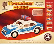 Сборная модель «Полицейская машина P135», Чудо-Дерево