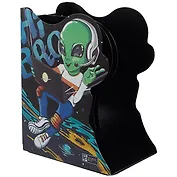 Подставка для книг "Инопланетянин", металл, раздвижная