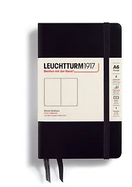 Записная книжка «Classic» А6, 93 листов, нелинованная, черный, Leuchtturm1917