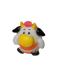 Игрушка резиновая Коровка (126207) (пищалка брызгалка) (Веселое купание)