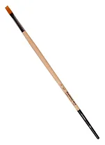 Кисть синтетика плоская №8, жесткая