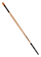 Кисть синтетика плоская №8, жесткая