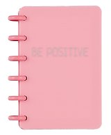Записная книжка «Be Positive» А6, 80 листов в линейку, спираль, Be positive, в ассортименте
