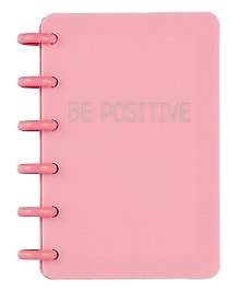 Записная книжка «Be Positive» А6, 80 листов в линейку, спираль, Be positive, в ассортименте