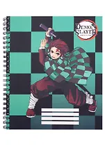 Тетрадь в клетку Demon Slayer, Tanjiro Kamado V1, 96 листов
