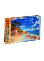 Пазлы 500 А2ф Райский берег (500П32_12394) (34х46см) (12-99л.) (Hatber) (коробка)