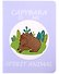 Записная книжка «Capibara is my spirit animal» А6, 32 листа в клетку, сшивка, в ассортименте - 2