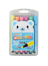 Набор фломастеров Color pen (12 цв) (ZW-20412) (Листопадова)