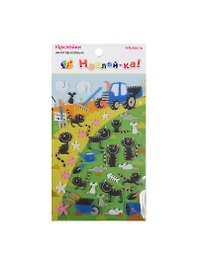 Наклейка декоративная фетровая 1 Кошки 2 (95*185) (Наклей-ка!) (упаковка)