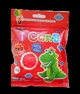 Пластилин мелкозернистый (красный) (50гр) (23748) (ICB50RD) (4+)